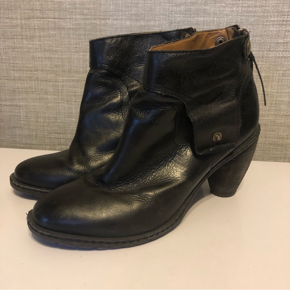 Schuler & Sons Black Ankle Booties 9 Anthropologie